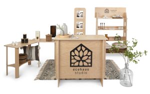 Eco-Friendly Custom Printed Wooden Portable Display Counter - Image 9