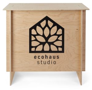 Eco-Friendly Custom Printed Wooden Portable Display Counter - Image 4