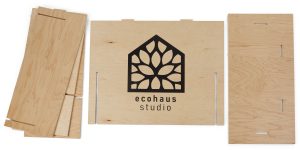 Eco-Friendly Custom Printed Wooden Portable Display Counter - Image 6
