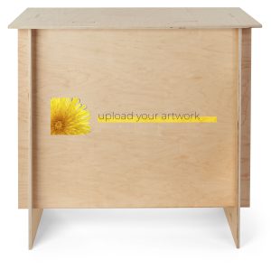 Eco-Friendly Custom Printed Wooden Portable Display Counter - Image 7