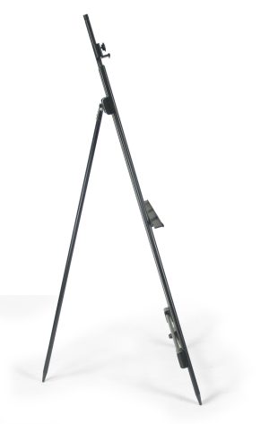 Display Easel for Floor with Adjustable Top and Bottom Bars - Black - Image 2
