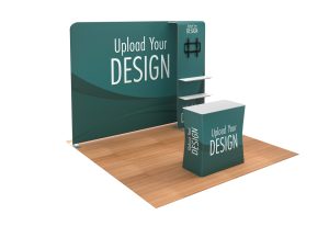 Double-Sided Trade Show Booth Backdrop with Custom Full-Color Graphics - Image 3