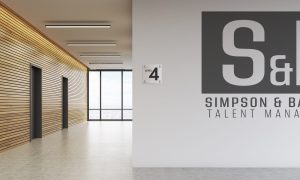 Changeable Recycled Acrylic Door Sign with Stainless Steel Standoffs - Image 5