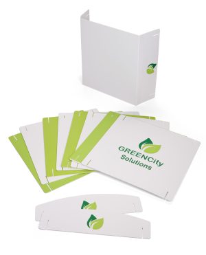 Recyclable Cube Tower Display with Custom Printed Interlocking Panels - Image 7