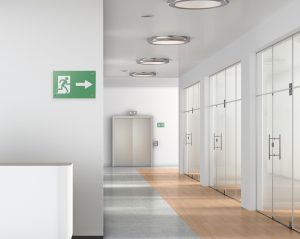 Changeable Recycled Acrylic Door Sign with Stainless Steel Standoffs - Image 6