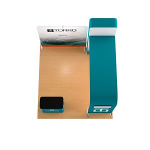 20x20 Trade Show Booth with Custom Printing and 2 Monitor Mounts - Image 4