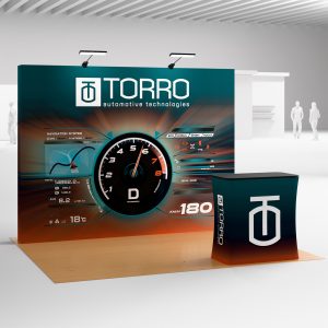 Eco-Friendly Custom Printed Wooden Portable Display Counter - Image 6