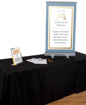 Standard Tabletop Retractable Banner Stand with Custom Graphic - Image 7