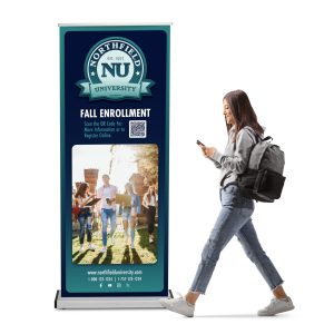 Standard Tabletop Retractable Banner Stand with Custom Graphic - Image 5