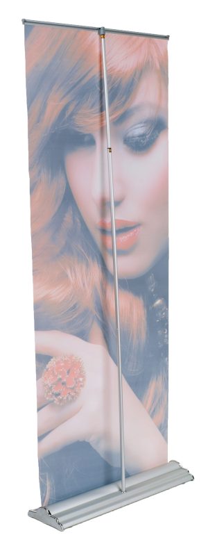 Standard Tabletop Retractable Banner Stand with Custom Graphic - Image 3