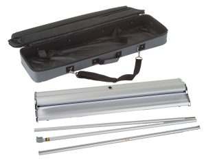 Standard Tabletop Retractable Banner Stand with Custom Graphic - Image 7