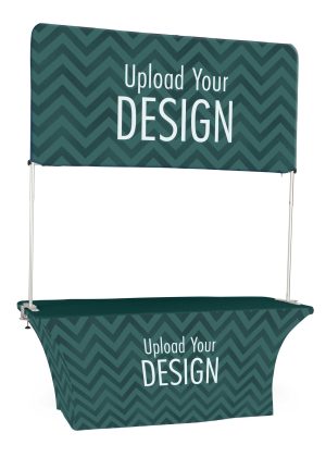 6-Foot Trade Show Table & Header with Custom Printed Graphics - Image 3
