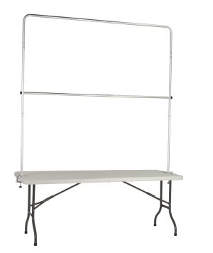6-Foot Trade Show Table & Header with Custom Printed Graphics - Image 2