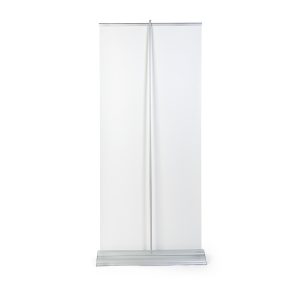 Premium Wide-Base Retractable Banner Stand with Custom Graphic - Image 3