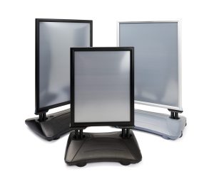 Weighted Sidewalk Sign Stand, Double Sided, Fillable Base - Image 8