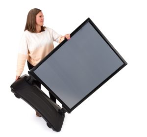 Weighted Sidewalk Sign Stand, Double Sided, Fillable Base - Image 6