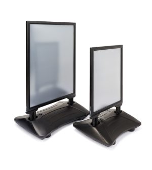 Weighted Sidewalk Sign Stand, Double Sided, Fillable Base - Image 7