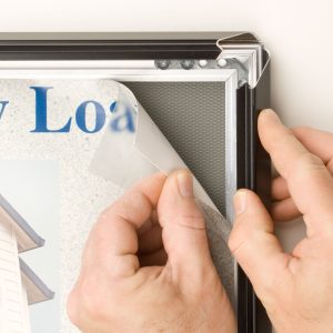 Wall Mounted Snap-Open Poster Frame with Non-Glare Lens - Image 5