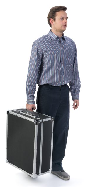 40-Inch Tall Portable Trade Show Counter with 6 Literature Pockets - Image 6