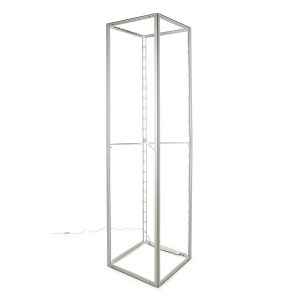 Illuminated 3D Square Tower Display with SEG Panels & Custom Graphics - Image 2
